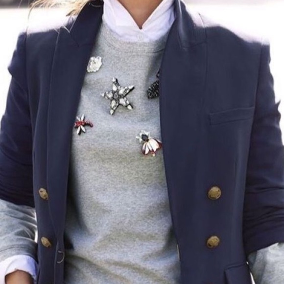 Navy Blue blazer Gap 0 - Picture 2 of 10